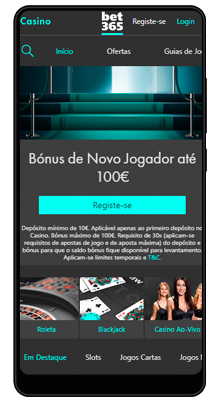 casino na aplicação móvel bet365 no android