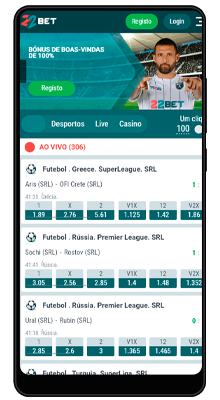 página principal do aplicativo 22bet para android